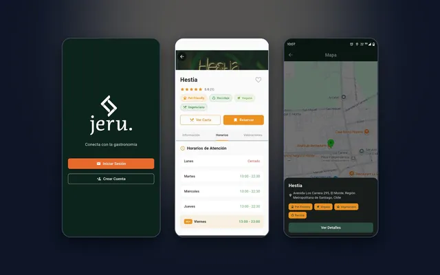 Jeru: app del cliente
